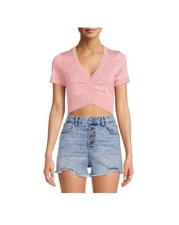 No Boundaries Junior's Sweater Shrug Pink Multiple Sizes Brand New!