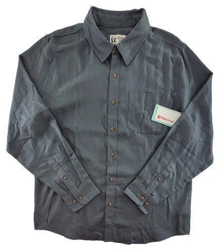 Marmot Fairfax Flannel Shirt Mens XL Lightweight $75 - Picture 2 of 9