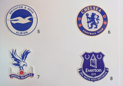 English Premier League (EPL) Team Stickers - 2024-25 season teams available - Picture 3 of 28