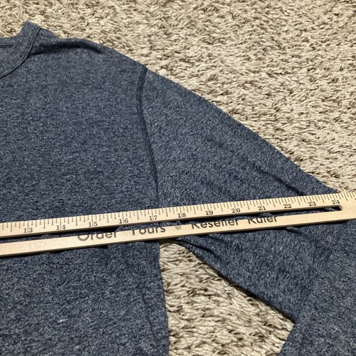 Lucky Brand Herren Henley Hemd Größe Small Blau Langarm 3 Knöpfe - Bild 3 von 6