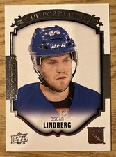 2015-16 Upper Deck Series 2 OSCAR LINDBERG Rookie Portraits #P-84 RANGERS