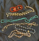 Vintage Costume Jewelry Lot - Necklaces, Pins, Earrings, Rhinestones