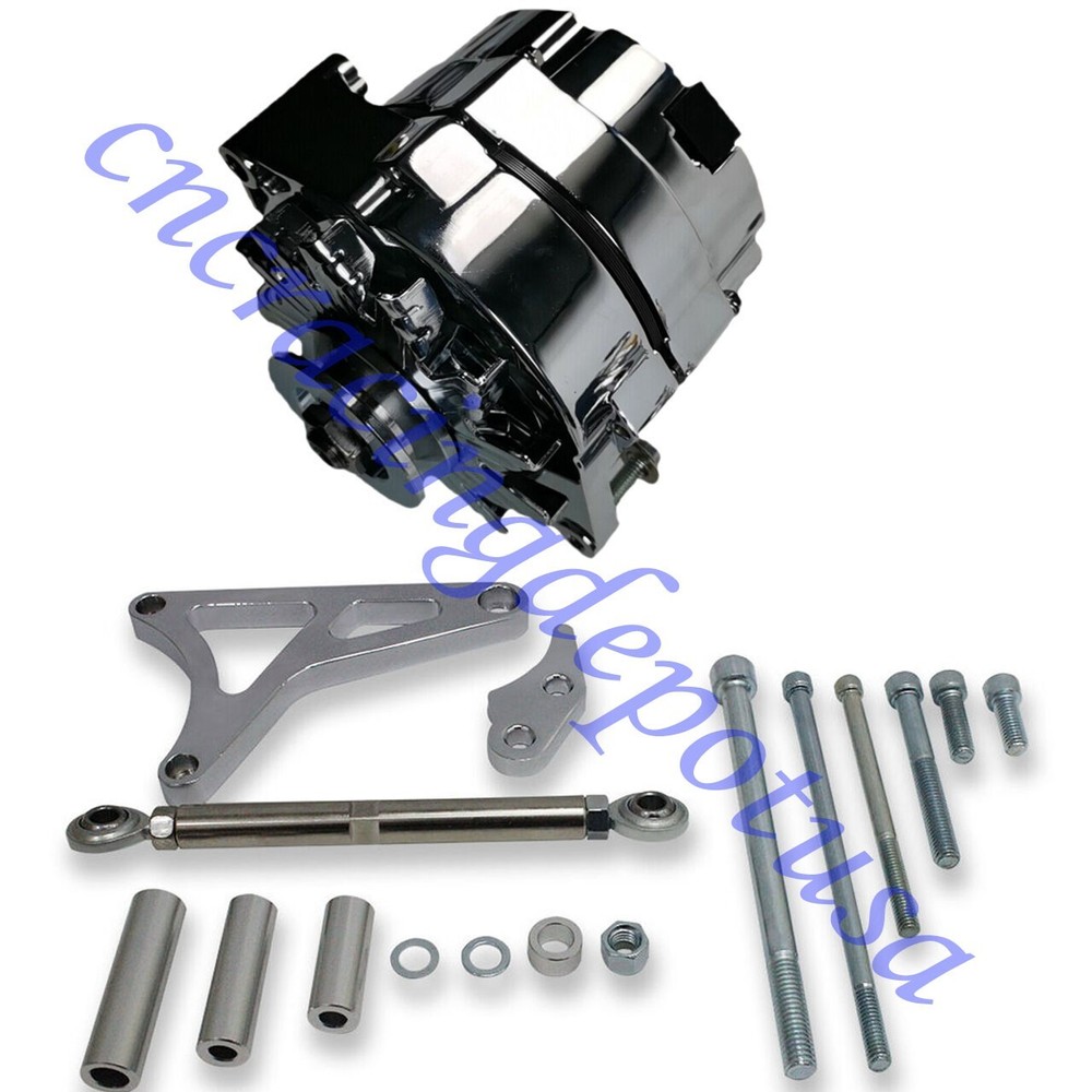 Ford SB 289 302 Windsor 110 Amp 10SI V-Belt High Output Alternator & Bracket Kit