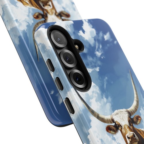 Bull Horns Blue Sky - Phone Ink Cover Case for iPhone, Galaxy, Pixel - 第 191/281 張圖片