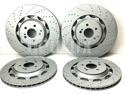 Komplett Bremsscheiben Satz Vorne Hinten für Mercedes W222 S450 S560 S63 S65 AMG - Bild 2 von 8