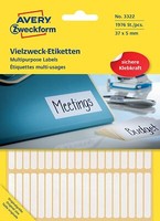 Avery Zweckform 3322 Haushaltsetiketten Selbstklebend (37 X 5 Mm, 1.976 Aufklebe
