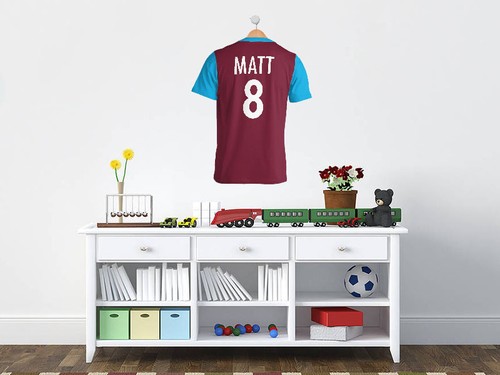 PERSONALISED Football Wall Art, Transfer, PVC Decal, Sticker - Picture 2 of 4