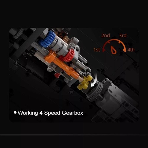 Master C61042W Super Car Building block Remote Control Italian super Car - 第 7/8 張圖片