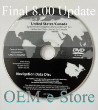 2004 2005 2006 2007 Cadillac CTS CTS-V Navigation DVD U.S Map v8.00 Final Update