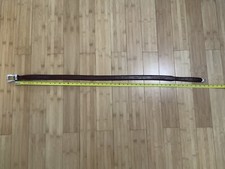 Onyx by Brighton Brown Leather Belt Mens 40 M30175 Full Grain Glove Lining