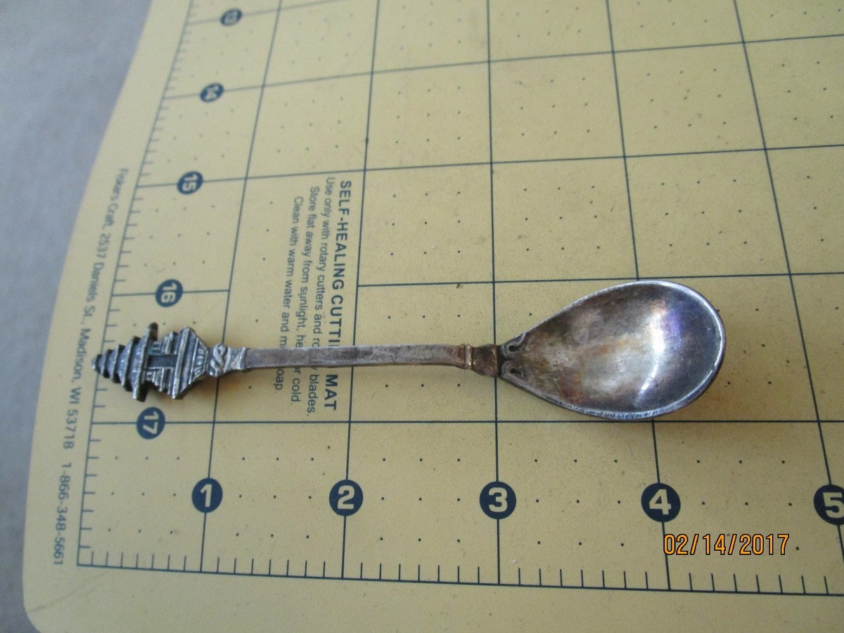 souvenir spoons ヴィンテージ　スプーン 57本 Vintage Silver Spoon Stamped 90 oriental Souvenir Spoon | eBay