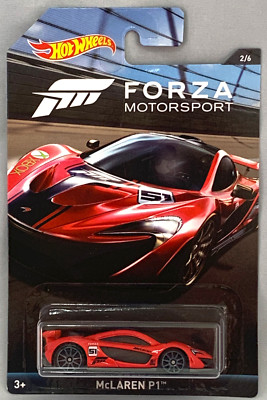 Hot Wheels 2017 Forza Motorsport McLaren P1 Red Grey 10SPs