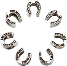 20Pcs 10.5X9X8Mm Horseshoe Tibetan Style Alloy European Large Hole Beads Antique