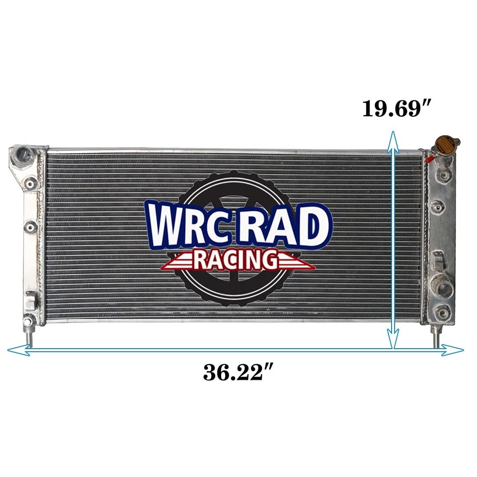 2710 алюминиевый радиатор для 2004-2008 Pontiac Grand Prix Chevrolet Impala 3,8 л V6 - Изображение 2 из 4