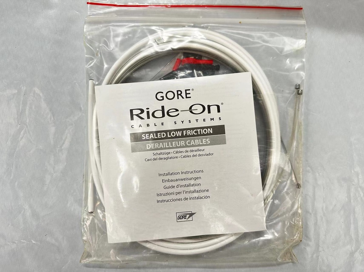 Jeu De Câbles De Frein Gore Ride-On Systems - Extra Longs, Blancs - Neuf