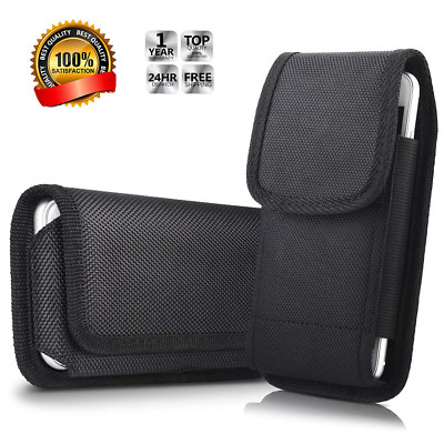 Belt Clip Nylon Holster Pouch Carrying Case Cover For iPhone X 8 7 6S Plus