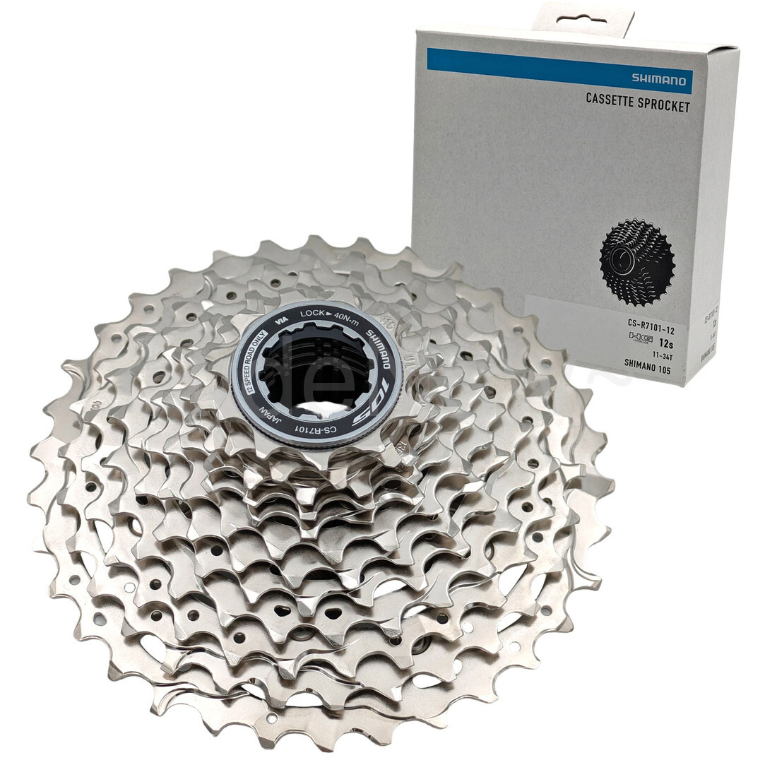 Shimano CS-M8101 11-34t 12s スプロケット SHIMANO 105 HG Cassette Sprocket 11-34T CS-R7101-12, 11/12-Speed