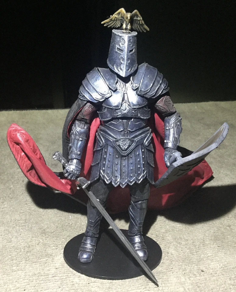 "Figura de acción personalizada Marvel Legends Templario Caballero Negro y Caballo 6""" Foto 4 de 4