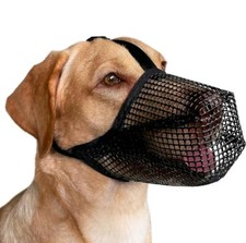 XS Dog Muzzle Anti-lick Anti-Biting Chewing Bark Licking Mouth Cover Mesh Mask