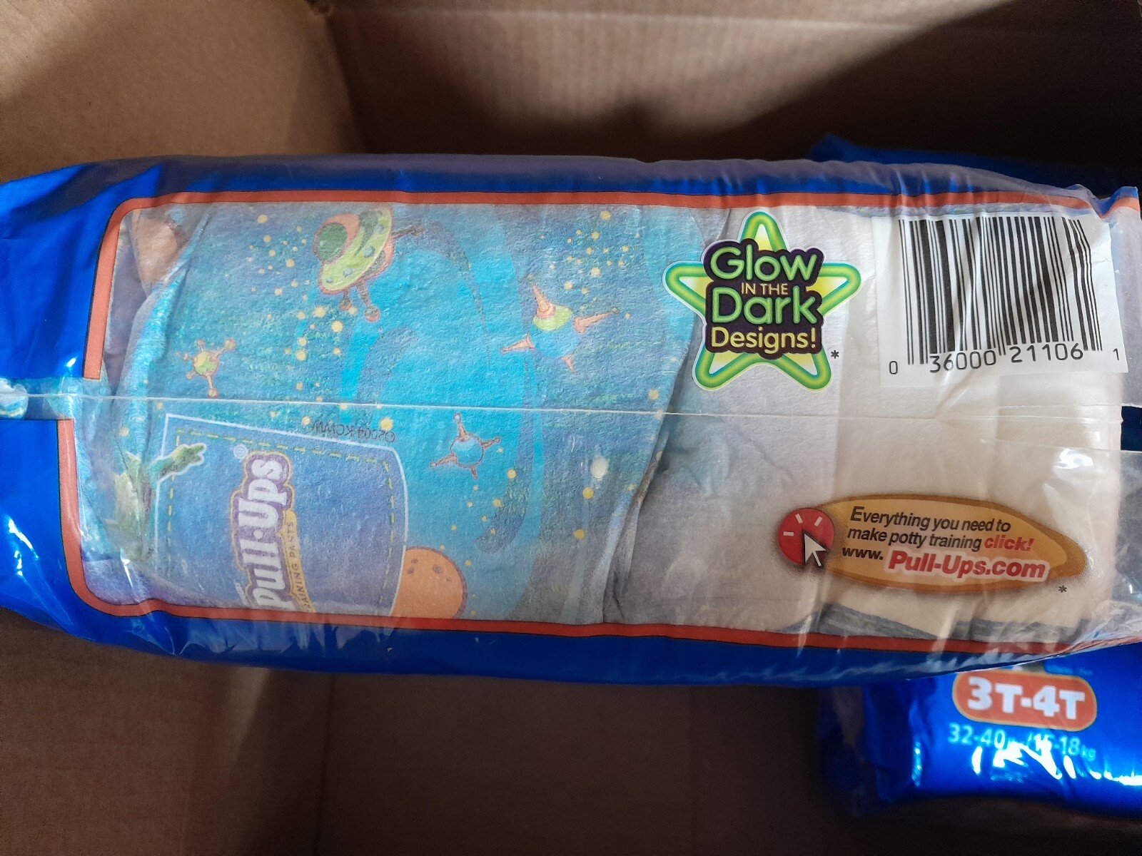 80 Huggies PullUps Toy Story Buzz Training Pants 3T4T NOS 3240 lbs