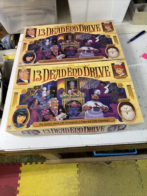 2) 1993 Vintage 13 DEAD END DRIVE Board Games BOTH COMPLETE??? All in EX COND!