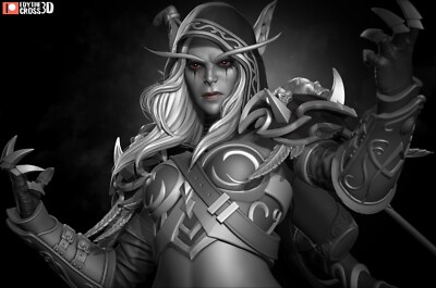 Sylvanas Windrunner - WoW - Fan Art Figur - 3D Resin Print 178/75mm