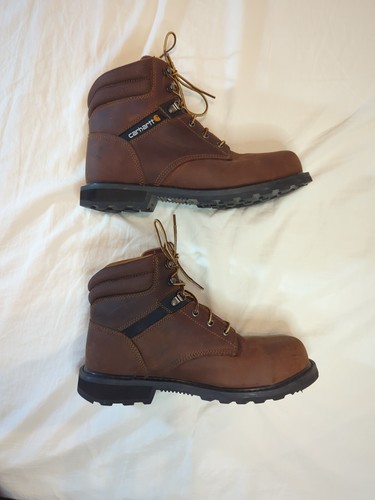 STIVALE DA LAVORO Carhartt TRADITIONAL WELT 6" PUNTA ACCIAIO Uomo Taglia 10M MARRONE CMW6274 - Foto 4 di 11