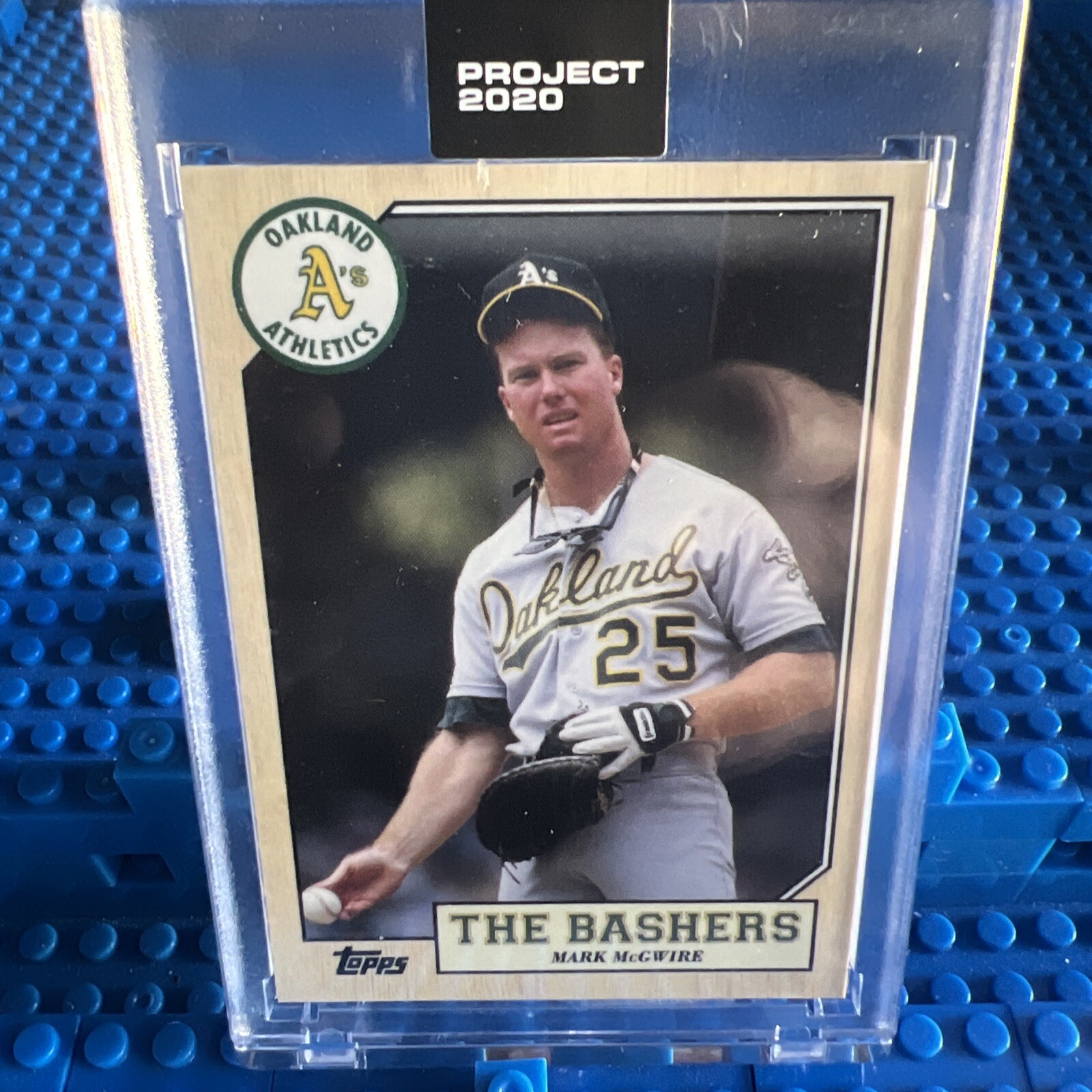 2020 Topps Project 2020 #178 MARK McGWIRE Oakland A's * OLDMANALAN * THE BASHERS
