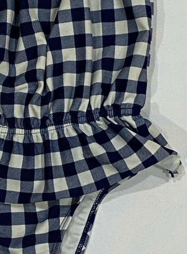Baby GAP Girls One-Piece Navy/White Gingham Swimsuit Bathing Suit Sz 5 - Picture 4 of 6