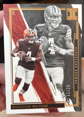 2022 Panini Impeccable #25 Deshaun Watson Cleveland Browns NFL #/25