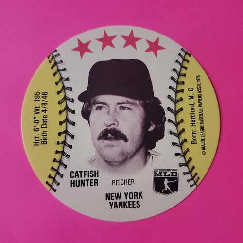 CATFISH HUNTER 1976 MSA Disc Isaly's & Sweet William Family Restaurants