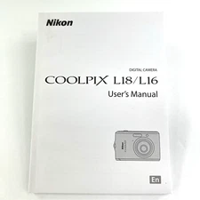 Nikon CoolPix L18 L16 Digital Camera User Guide Instruction Manual