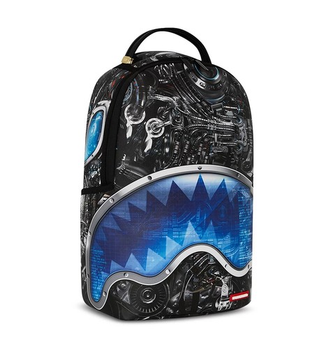 Mochila Full Mecánica Shark DLXR🔥Nueva Bolsa de Libros Negra Grande Bolso Escolar - Imagen 2 de 9