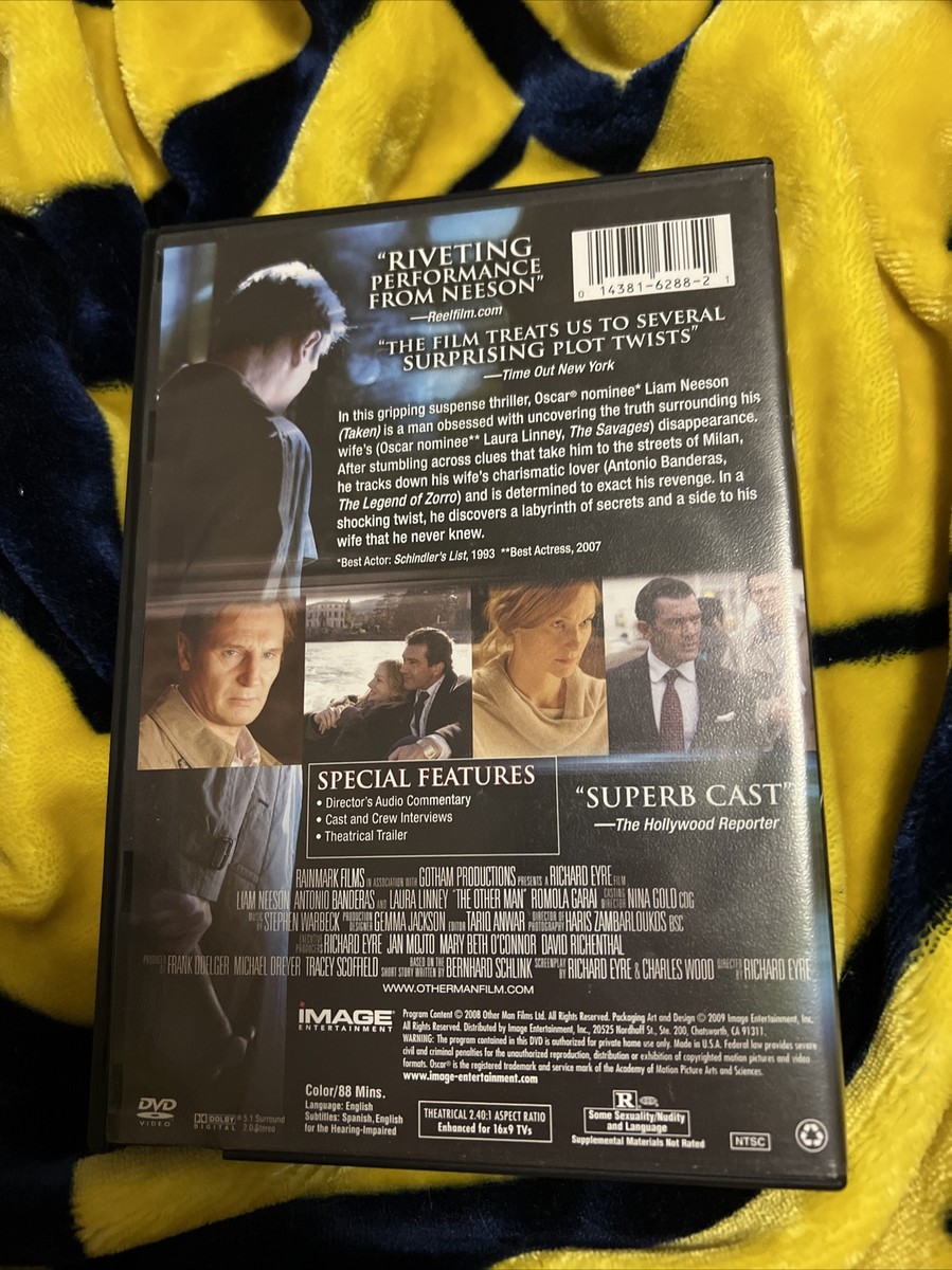 The Other Man DVD Liam Neeson, Antonio Banderas, Laura Linney
