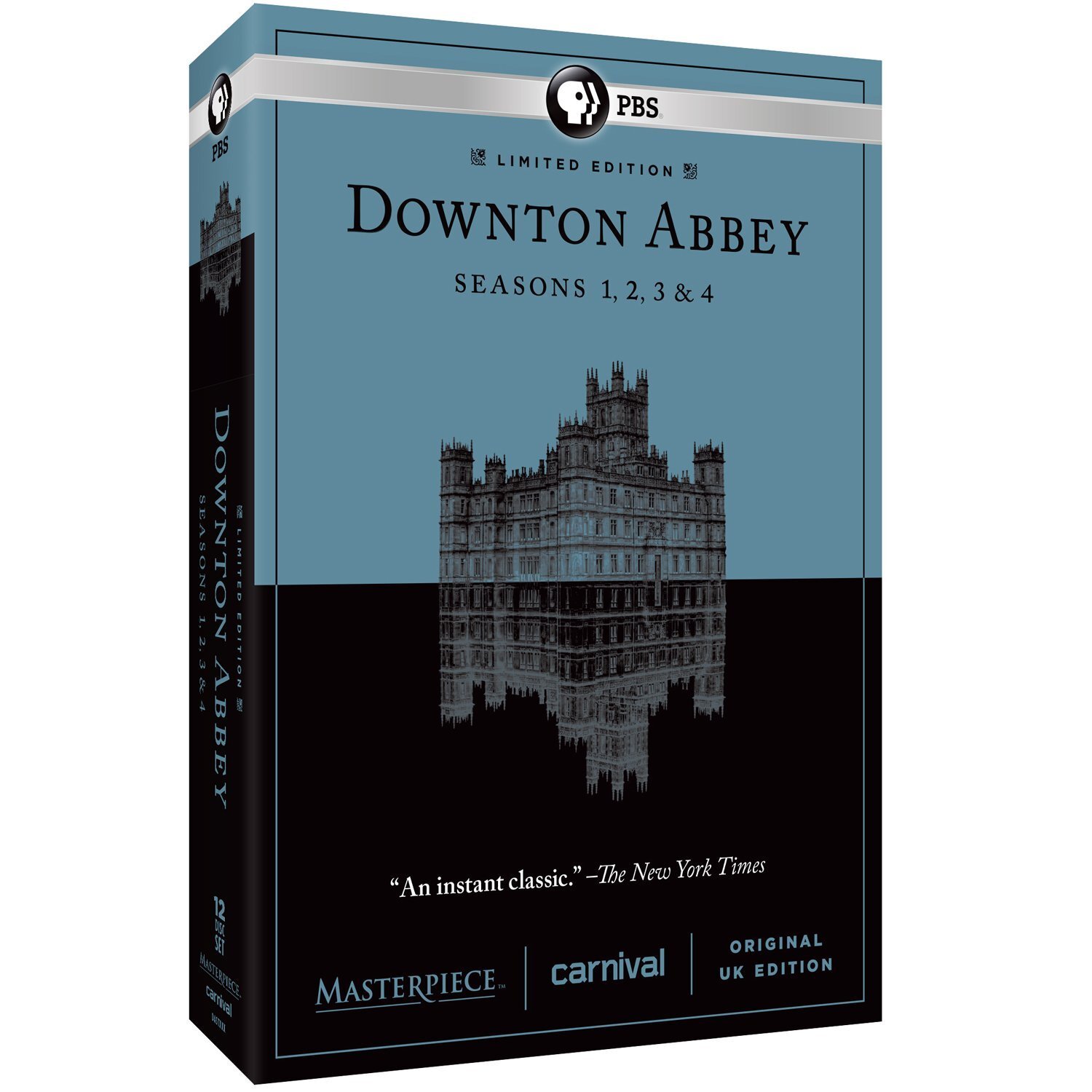 Masterpiece: Downton Abbey Seasons 1, 2, 3, & 4 DVD