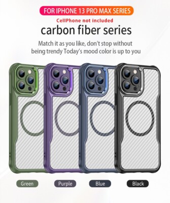 Lightweight Carbon Fiber Anti-Collision Case Compatible with Samsung Galaxy US