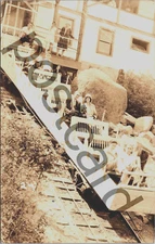 1929 MT. MANITOU SCENIC INCLINE, CO, longest & highest, RPO, RPPC postcard jj295