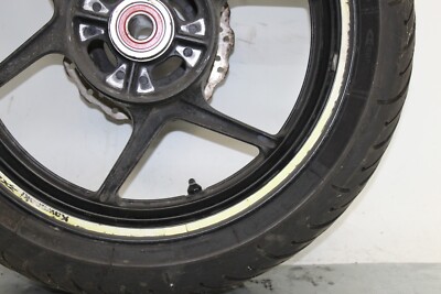 2007 2008 KAWASAKI NINJA ZX6R ZX-6R OEM REAR BACK TIRE WHEEL ROTOR