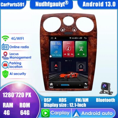 12.1''For Bentley Flying Spur Continental Tesla Style Car Radio Stereo Android 13