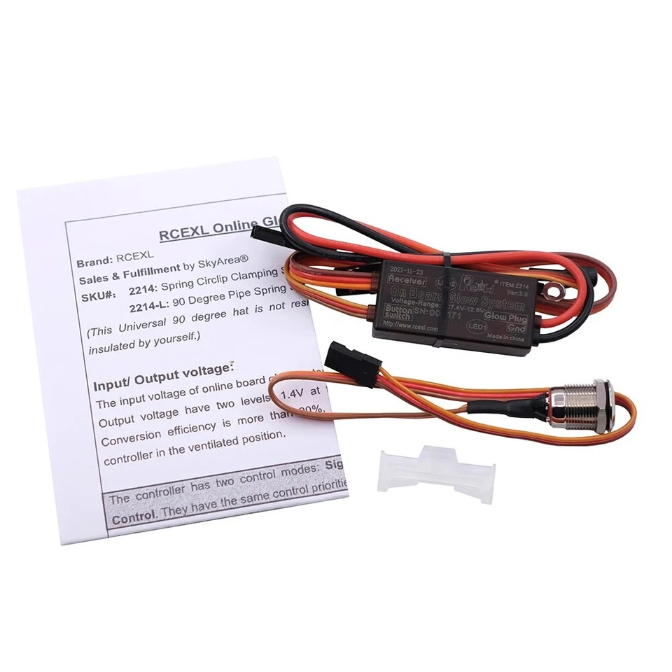 RCEXL Ver 2.1 Universal On Board Glow System Methanol Engine Ignition with LED - Image 4 of 4