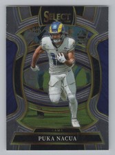 Puka Nacua 2025 Panini Select Los Angeles Rams