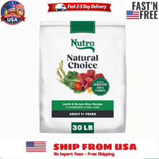 Nutro Natural Choice Adult Dry Dog Food, Lamb And Brown Rice Recipe, 30 Lbs.