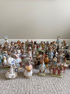 Beatrix Potter Figurine Collection - 85 Collectible Figurines Made Between 1948-