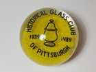 Vintage 1989 Historical Glass Club Pittsburgh Pennsylvania Art Glass Paperweight — photo 4