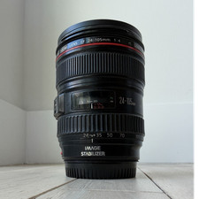Canon EF 24-105mm f/4L IS USM Zoom Lens 77mm read description