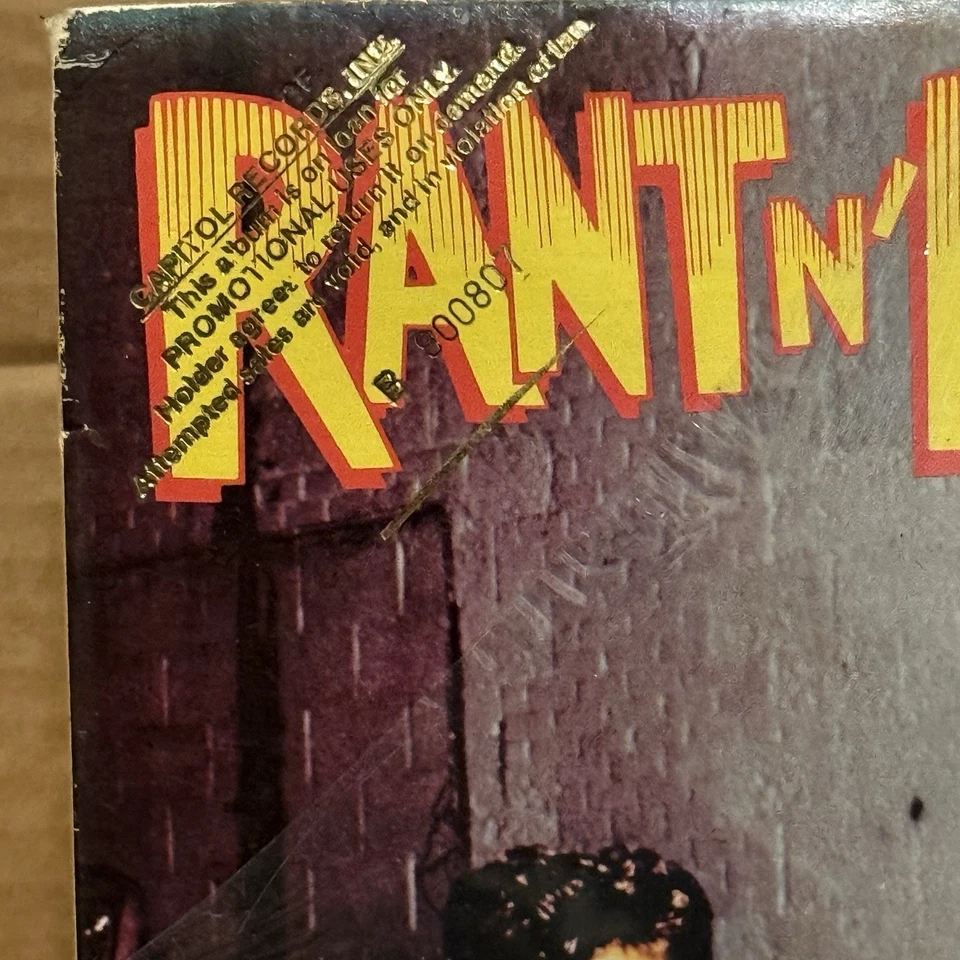 Rant N' Rave With The Stray Cats 1983 US ORG Sealed PROMO LP Brian Setzer - Image 2 of 4