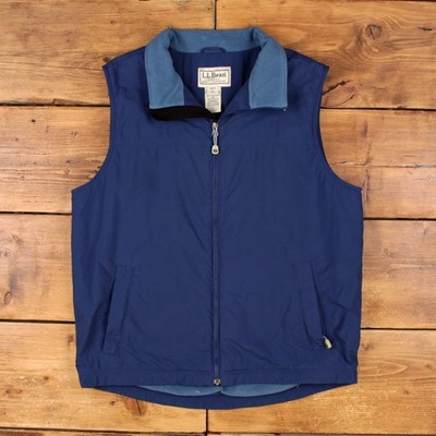 Vintage L.L.Bean Outdoorweste L 90er Weste Tall Blau