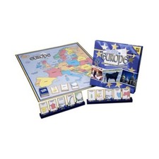 Out of the Box Boardgame 10 Days in Europe Box VG+/NM