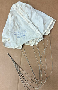 Vintage Korean War Era Military Drogue Chute Parachute 30” Diameter