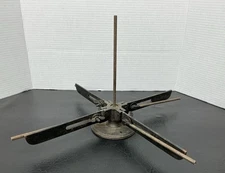 Vtg Unknown Tool Wire Winder ? Weaving Shuttle 4 Moving Adjustable Arms Metal